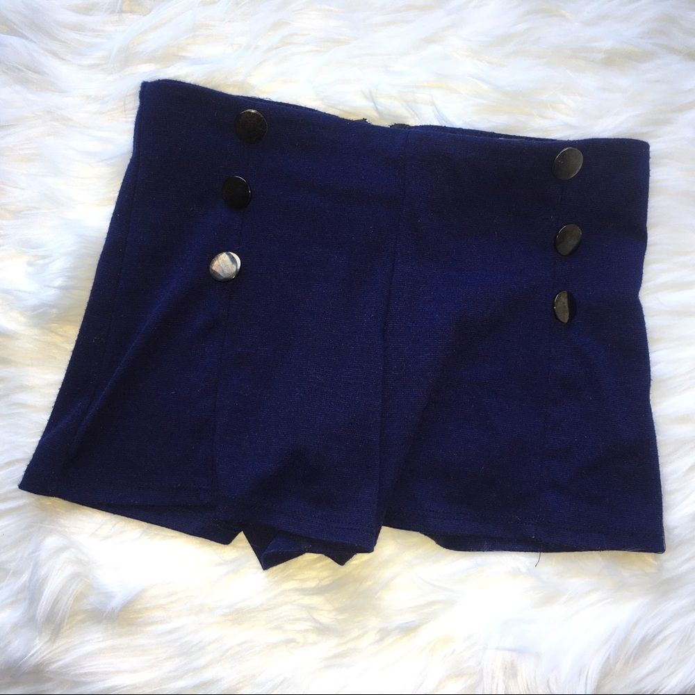 Cute Dark Indigo Blue‎ Shorts from JL